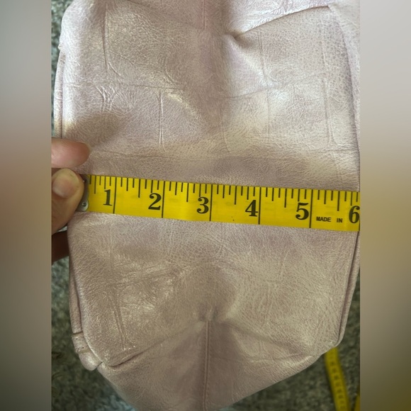 5/$25 MICHE NWT rose colored large vegan leather clutch bag - Picture 2 of 9